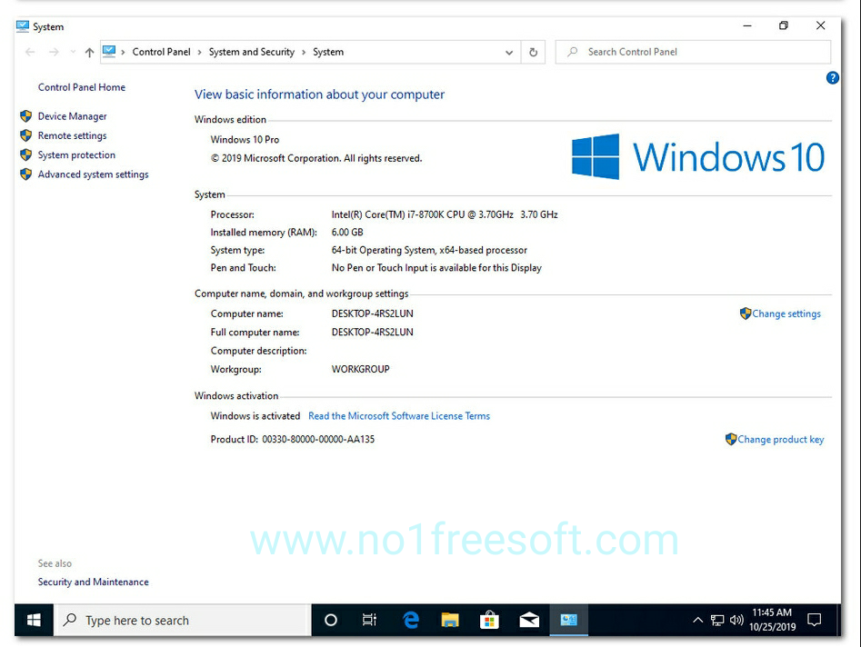 Windows 10 Pro v19043 With Office 2019 Free Download - No1 Free Soft