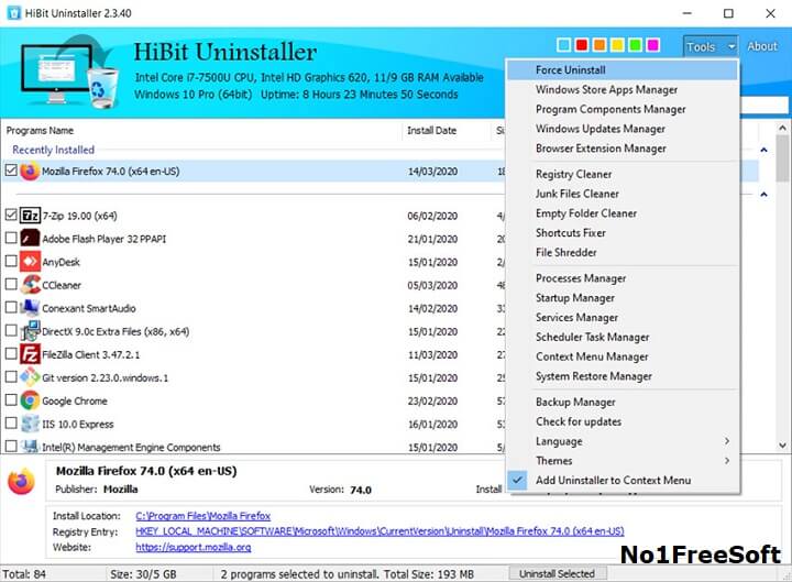 PoHibit Uninstaller 2 One Click Download Link