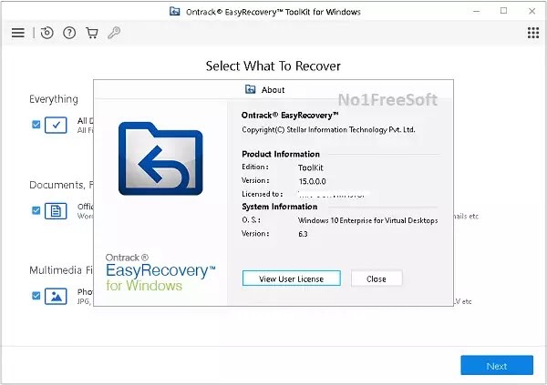 Ontrack EasyRecovery Professional 15 Free Download