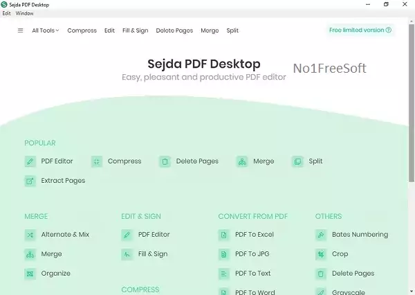 Sejda PDF Desktop 7 Free Download