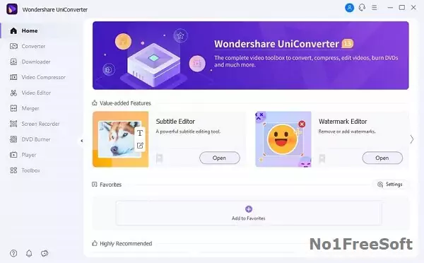 Wondershare UniConverter Direct Download Link