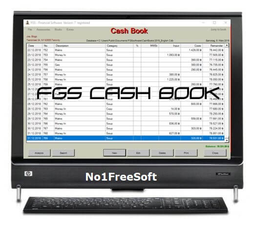 FGS Cashbook 7 One Click Download Link