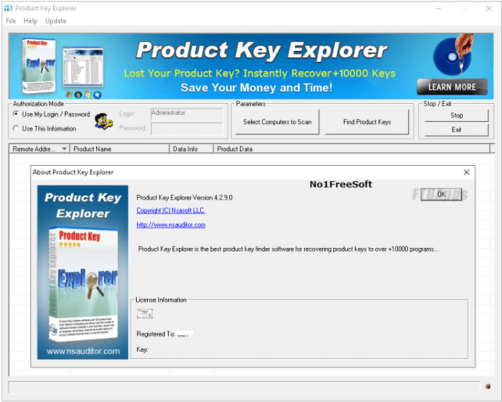 Nsasoft Product Key Explorer 4 Direct Download Link