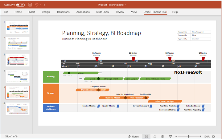 Office Timeline Plus 6 Free Download