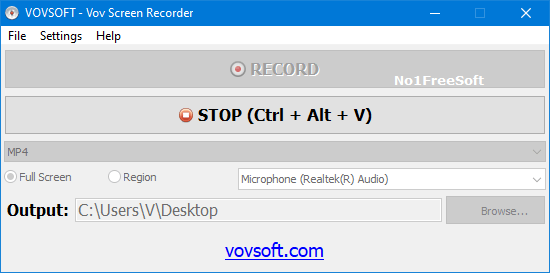 VovSoft Screen Recorder 3 Direct Download Link