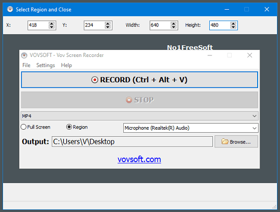 VovSoft Screen Recorder 3 Free Download