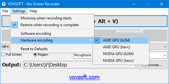 VovSoft Screen Recorder 3 One Click Download Link