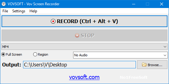 VovSoft Screen Recorder 3 Full Version Download