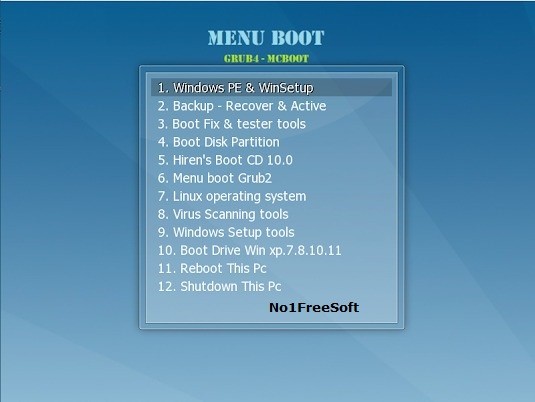 WinPE MCBoot VN Free Download