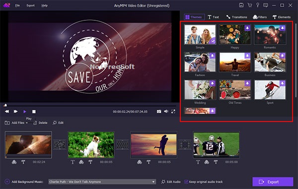 AnyMP4 Video Editor 1 Free Download