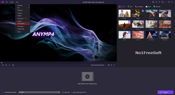 AnyMP4 Video Editor 1 Free Download