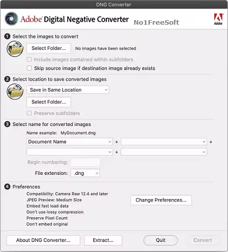 Adobe DNG Converter 14 Free Download