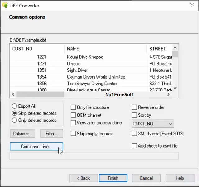 DBF Converter 6 Free Download