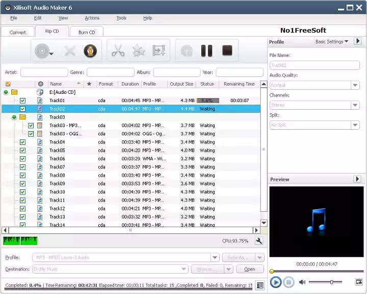 Xilisoft Audio Maker 6 Free Download