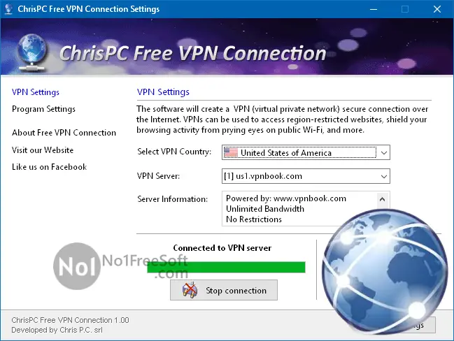 ChrisPC Free VPN Connection 3 Free Download