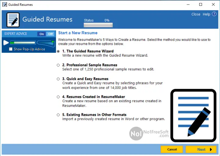 ResumeMaker Professional Deluxe 20 Free Download