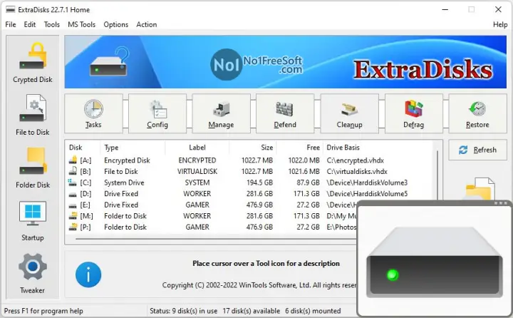 ExtraDisks Home 22 Free Download